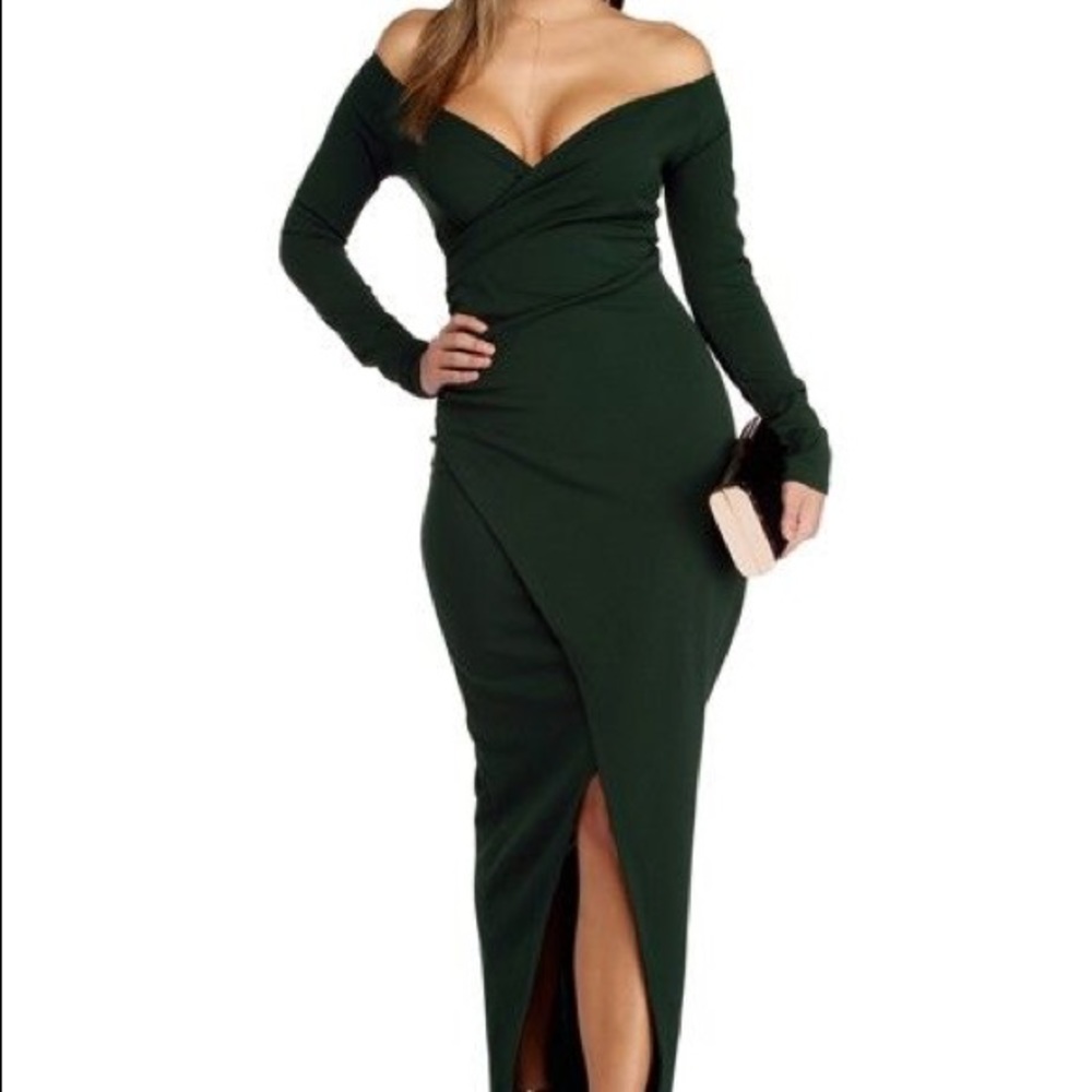 Windsor Dianna Hunter Evening Wrap Dress